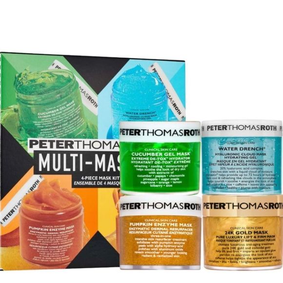 NEW PETER THOMAS ROTH PACK OF 4 FACE MASK - Picture 2 of 4